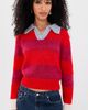 Birds of Paradis Birds of Paradis Red Stripe Parker Polo Sweater Red Stripe - 2