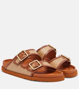 Birkenstock 1774 Birkenstock 1774 Arizona leather-trimmed woven sandals