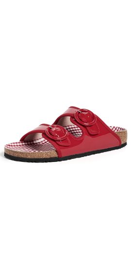Birkenstock 1774 Birkenstock 1774 Birkenstock 1774 x Repetto Arizona Round Buckle Sandals Flame Red