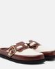 Birkenstock 1774 Birkenstock 1774 Boston leather-trimmed woven clogs - 1