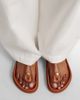Birkenstock 1774 Birkenstock 1774 Gizeh leather-trimmed woven thong sandals - 2