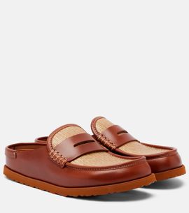 Birkenstock 1774 Birkenstock 1774 Naples leather-trimmed woven mules