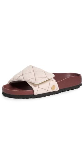 Birkenstock 1774 Birkenstock 1774 Sylt Padded Slides Cinnamon Canvas
