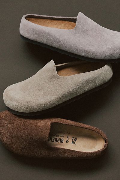 Birkenstock Amsterdam Suede Clogs