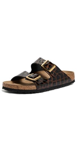 Birkenstock Birkenstock Arizona Embossed Sandals Black