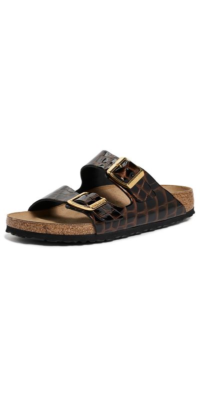 Birkenstock Birkenstock Arizona Embossed Sandals Black