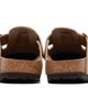 Birkenstock Birkenstock Beige Narrow Boston Big Buckle Nubuck Leather Loafers - 2