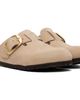 Birkenstock Birkenstock Beige Narrow Boston Big Buckle Nubuck Leather Loafers - 4