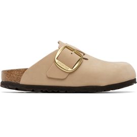 Birkenstock Birkenstock Beige Narrow Boston Big Buckle Slip-on Loafers