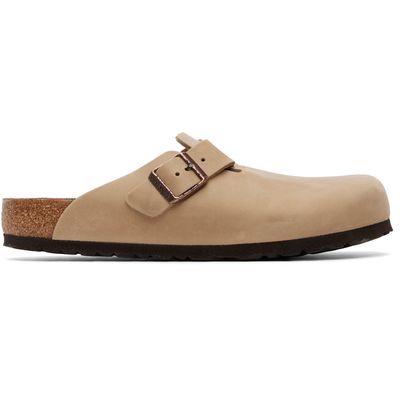 Birkenstock Birkenstock Beige Regular Boston Oiled Leather Loafers