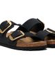 Birkenstock Birkenstock Black Narrow Arizona Big Buckle Nubuck Sandals - 4