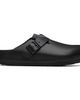 Birkenstock Birkenstock Black Regular Boston Leather Slip-on Loafers - 1