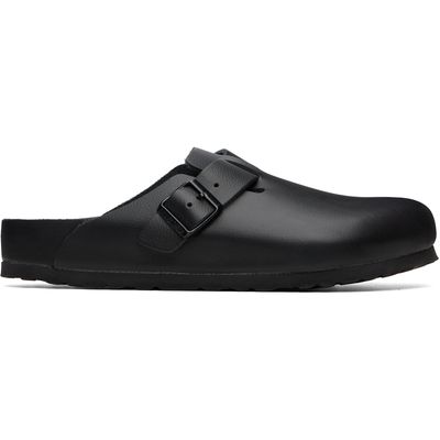 Birkenstock Birkenstock Black Regular Boston Leather Slip-on Loafers