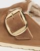 Birkenstock Birkenstock Boston Big Buckle Shearling Clogs Cognac - 6