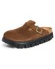 Birkenstock Birkenstock Boston Chunky Clogs Dark Tea 40 - 1