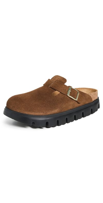 Birkenstock Birkenstock Boston Chunky Clogs Dark Tea 40
