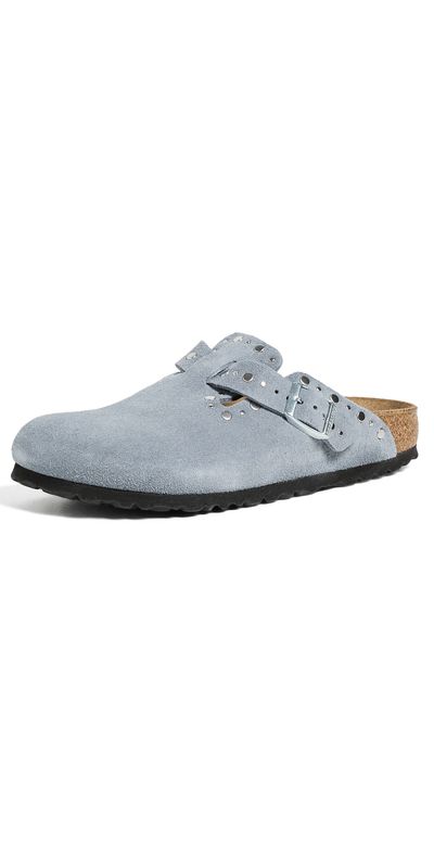 Birkenstock Birkenstock Boston Rivets Clogs Stone Blue