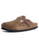 Birkenstock Birkenstock Boston Shearling Clogs Dark Tea/Sandcastle - 1