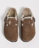 Birkenstock Birkenstock Boston Shearling Clogs Dark Tea/Sandcastle - 5