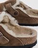 Birkenstock Birkenstock Boston Shearling Clogs Dark Tea/Sandcastle - 6