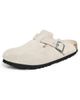 Birkenstock Birkenstock Boston Soft Footbed Clogs Oyster - 1