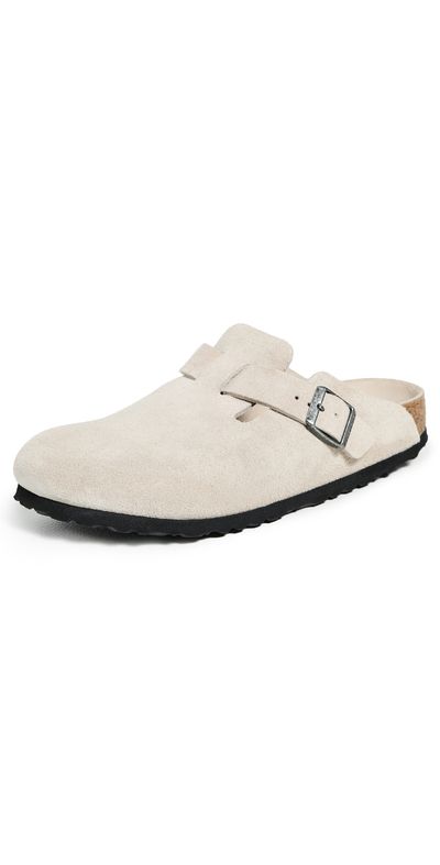 Birkenstock Birkenstock Boston Soft Footbed Clogs Oyster