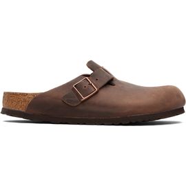 Birkenstock Birkenstock Brown Regular Boston Soft Footbed Oiled Leather Loafers