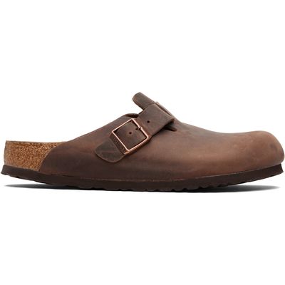 Birkenstock Birkenstock Brown Regular Boston Soft Footbed Oiled Leather Loafers