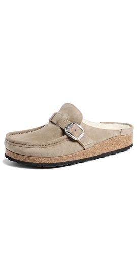 Birkenstock Birkenstock Buckley Shearling Clogs Taupe/Natural