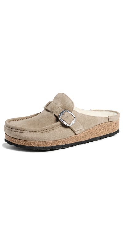 Birkenstock Birkenstock Buckley Shearling Clogs Taupe/Natural