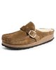 Birkenstock Birkenstock Buckley Shearling Clogs Tea/Natural - 1