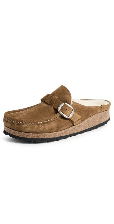 Birkenstock Birkenstock Buckley Shearling Clogs Tea/Natural