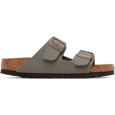 Birkenstock Birkenstock Gray Regular Arizona Birkibuc Sandals