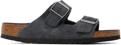 Birkenstock Birkenstock Gray Regular Arizona Soft Footbed Sandals