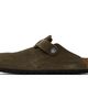 Birkenstock Birkenstock Khaki Boston Soft Footbed Suede Leather Loafers - 3