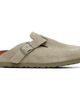 Birkenstock Birkenstock Khaki Narrow Boston Suede Leather Loafers - 1