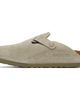 Birkenstock Birkenstock Khaki Narrow Boston Suede Leather Loafers - 3