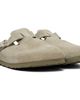 Birkenstock Birkenstock Khaki Narrow Boston Suede Leather Loafers - 4