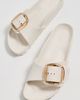 Birkenstock Birkenstock Madrid Big Buckle EVA Sandals Eggshell - 5