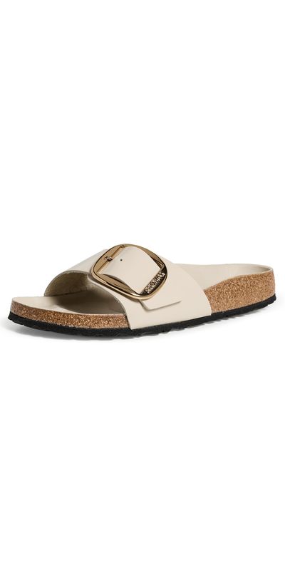Birkenstock Birkenstock Madrid Big Buckle High Shine Sandals Oyster