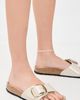 Birkenstock Birkenstock Madrid Big Buckle High Shine Sandals Oyster - 3