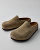 Birkenstock Birkenstock Men's Amsterdam Wrapped Suede Clogs in Taupe, Men's at Urban Outfitters - 2