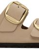 Birkenstock Birkenstock Taupe Narrow Arizona Big Buckle Sandals - 1