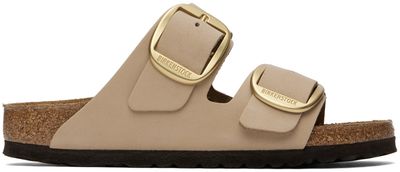 Birkenstock Birkenstock Taupe Narrow Arizona Big Buckle Sandals