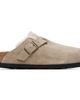 Birkenstock Birkenstock Taupe Narrow Boston Shearling Loafers - 1