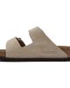 Birkenstock Birkenstock Taupe Regular Arizona Soft Footbed Suede Leather Sandals - 3