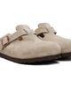 Birkenstock Birkenstock Taupe Regular Boston Soft Footbed Suede Leather Loafers - 4