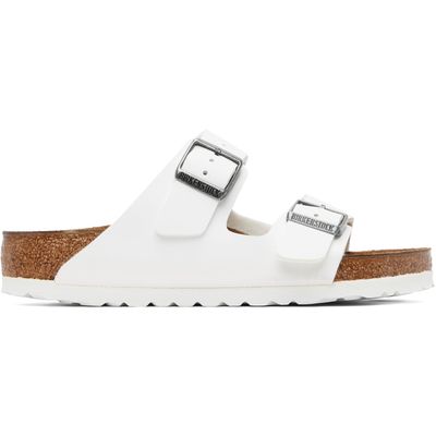 Birkenstock Birkenstock White Regular Arizona Birko-Flor Sandals