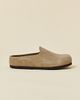 Birkenstock Birkenstock Women's Amsterdam Wrapped Suede Clogs in Taupe, Women's at Urban Outfitters - 2