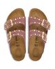 Birkenstock Birkenstock Women's Arizona Rivet Suede Footbed Sandals - 2